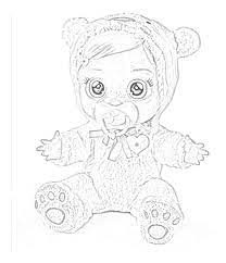 Susu loves reading and writing everything that happens! Cry Baby Doll Coloring Pages