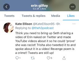 Erins Liked Tweets re: H3 podcast w Seth : rDavidDobrik