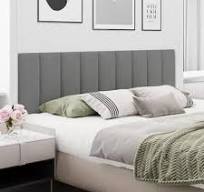 Cabeceira Cama King Casal Tecido Suede Modular 12 Placas