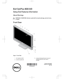5.0 out of 5 stars 1 rating. Dell Optiplex 9020 All In One Optiplex 9020 All In One Quick Start Guide Manualzz