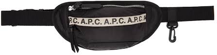 A.P.C. Black Mini Repeat Hip Bag - Shop and save up to 70% at The Lux Outfit