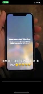 Visit the apple store to shop for mac, iphone, ipad, apple watch and more. Image Of Warning Message On Iphone Stolen From Apple Store Iphone Wired
