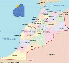 This is an interactive map of the sahara desert nation of morocco. Morocco Map Middle East Maps Map Pictures