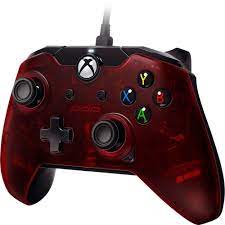 Pdp Wired Controller For Pc Xbox One Xbox One S And Xbox One X Crimson Red 048 082 Na Rd Best Buy In 2021 Xbox One Xbox One S Xbox One Controller
