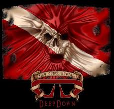 The international signal flag a (alpha) is used by vessels to signal the danger of collision to other vessels in the area. Deep Down Skull In Diver Down Flag Scuba Diving Tattoo Dove Tattoos Scuba Tattoo