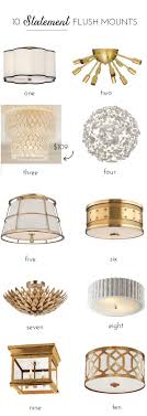 Flush Mount Lighting In The Living Room Emily A Clark Low Ceiling Lighting Foyer Lighting Low Ceiling Living Room Lighting