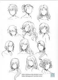 15 Amazing Hair Drawing Ideas Inspiration Brighter Craft Art Reference Character Drawing Manga Drawing