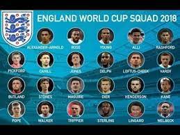 England's squad numbers for the 2018 fifa world cup have been confirmed. Final England Football 23 Man Squad For World Cup 2018 England Team England World Cup 2018 England Football World Cup