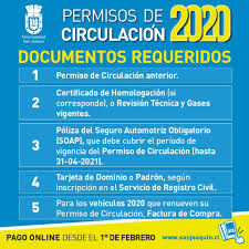 Una vez que tramites el permiso, tenés que llevar el certificado siempre con vos. Buen Dia Recuerda Pagar Online Tu Municipalidad De San Joaquin Facebook