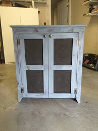 Primitive farmhouse country pine antique kitchen pantry pie safe cupboard. Pie Safe Ana White