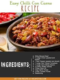 Welcome To My Easy Chilli Con Carne Recipe I Think This Easy Chilli Con Carne Should Be Re Branded A Easy Chilli Con Carne Easy Chilli Chilli Con Carne Recipe