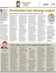Agama islam kerana hendak berkahwin dengan suaminya yang beragama islam, dari yang aku tahu dari kak nah, suaminya meninggal dua tahun. Pembatalan Hak Keluarga Angkat Klik