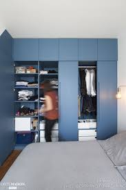 Deux Pieces Cosy Batiik Studio Dressing Sur Mesure Tout Hauteur Et En Couleur Amenagement Penderie Chambre Parentale Verriere Dressing Ikea