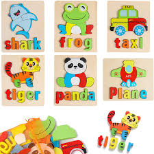 Learn how to do it yourself. Buy Wooden Toddlers Puzzles Kids Toys Gifts For 1 2 3 4 Year Old Boys Girls 6 Pack Animal Shape Jigsaw Puzzles Montessori Educational Toys With Alphabet Spelling Stem Travel Toy For Kids
