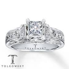 Tolkowsky Engagement Ring 1 3 8 Ct Tw Diamonds 14k White Gold Tolkowsky Engagement Rings Kay Jewelers Engagement Rings Unique Engagement Rings