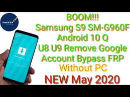 Samsung s9 (g960f) android 10 the latest 2021 remove frp lock google bypass easy repair tutorial. Boom Samsung S9 Sm G960f S9 Plus Sm G965f Android 10 Q U8 U9 Remove Google Account Bypass Frp Ruslar Me