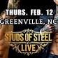 Studs of Steel Live | Greenville NC event image