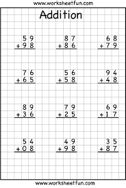 5 Free Math Worksheets Third Grade 3 Addition Add 3 3 Digit Numbers In Columns 25f Da0dfe Fdb In 2020 School Worksheets 2nd Grade Math Worksheets Free Math Worksheets