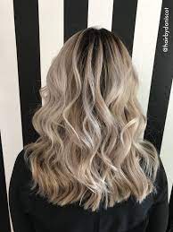 Dark Root Icy Blonde Balayage Instagram Hairbydaniscot Blonde Balayage Balayage Hair Icy Blonde