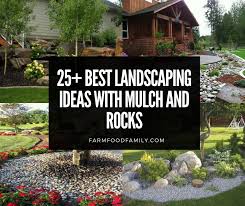 Best types of rocks for landscaping with pictures of rock gardens, landscape edging and yard designs. 18 Best Landscaping Ideas Designs With Mulch And Rocks