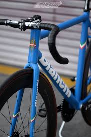 Pursuit Bicycles Azzurro Blue Bianchi Super Pista Bike Swag Bicycle Fixie Bike
