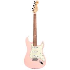Fender Player Stratocaster Shell Pink W 3 Ply Mint Pickguard Cme Exclusive Fender Electric Guitar Fender Stratocaster