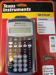 Ti Ba Ii Plus Financial Calculator New Financial Calculators Calculator Financial