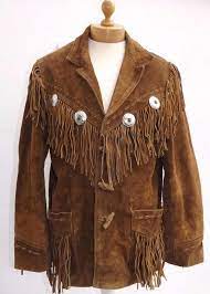 Pin On Amerindian Style Leather Fringe