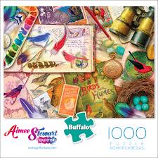 A cartographer of dreams, making art with pure wondercolor. Puzzles Contemporary Puzzles Aimee Stewart Tiki Evening Delight 1000 Piece Jigsaw Puzzle Buffalo Games New