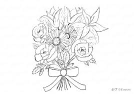 Acolore.com disegni natura fiori mazzo di fiori. Come Disegnare A Matita Un Bel Bouquet Di Fiori