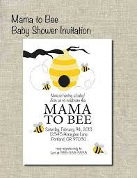 Bee Baby Shower Invite Digital Design Mama To Bee Bee Baby Shower Bee Baby Shower Invitations Bumble Bee Baby Shower