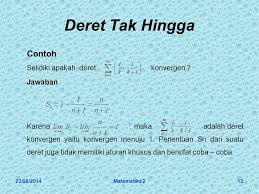 Tidak terkecuali trader, istilah tersebut sering muncul terutama pada saat kita mengikuti layanan sinyal forex atau analisa para trader profesional. Contoh Soal Dan Pembahasan Barisan Konvergen Dan Divergen Contoh Soal Terbaru