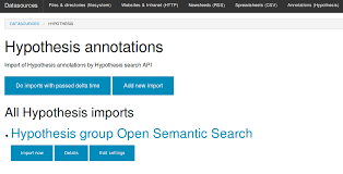 It usually predicts a relationship between two or more variables. Import Hypothesis Web Annotations Tags Documents To Solr And Elastic Search Open Semantic Search
