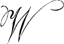 Decorative Letter W Clipart Etc Tattoo Lettering Styles Letter W Tattoo Lettering