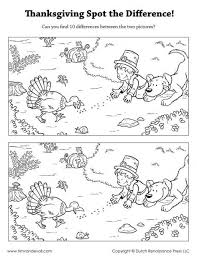 Spot The Difference Printable Thanksgiving Activities For Kids Thanksgiving Fun Thanksgiving Preschool