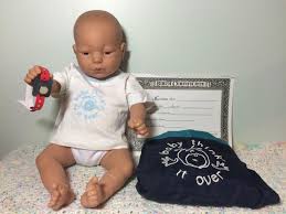 Realcare Baby Think It Over Doll G6 White Caucasian Boy Male W Student Id Sensor 1758986325
