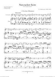 Grand Pas De Deux Nutcracker Piano Sheet Music My First Jugem