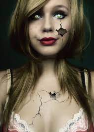 Broken Doll By Veneejaught On Deviantart Broken Doll Makeup Broken Doll Halloween Doll Makeup Halloween