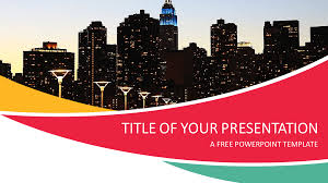 City powerpoint template is a free ppt template with a skyscraper city picture in the background and you can download this free city ppt template for presentations on city or business presentations. City Powerpoint Template Presentationgo Com