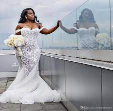 Plus Size Summer Wedding Dresses Mermaid Lace Off Shoulder Beach Wedding Dresses Ebay In 2020 Plus Wedding Dresses Mermaid Wedding Dress Lace Mermaid Wedding Dress