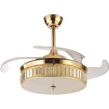 The living room ceiling fans are currently available in the market give you both options to be cool in summer and warm in winter. Crystal Ceiling Fan Lights Led Chandelier Retractable Fan With Remote Ceiling Fans For Dining Room Bedroom 42 Inch Gold Buy Online In Botswana At Desertcart 209871873
