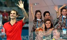 Roger federer had a full support system looking on from the stands as he took home his eighth roger federer's identical twins (both pairs!) cheer him on to record 8th wimbledon win. 470 M Irka Federer Myla Charlene Ideas Roger Federer Mirka Federer Myla