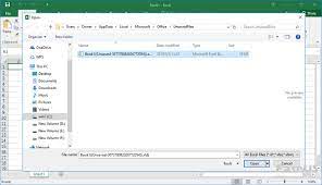 How To Recover Excel Lost Content From Temp Files
