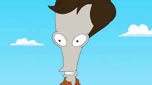 Alien from american dad with hair