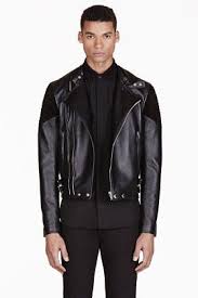 4 190 Givenchy Black Ribbed Leather Biker Jacket Mens Leather Bomber Jacket Black Leather Biker Jacket Leather Jacket Outfit Men