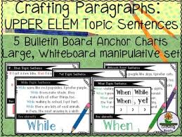 Topic Sentences For Upper Elementary