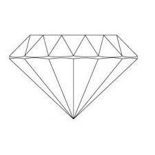 Drawings Of Diamonds Diamond Line Drawing The Connection Is Easy To Make Given The Title Drawings Line Drawing Diamond
