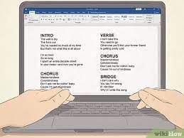 In other words, in this structure there's a first verse, second verse, chorus, and then a final verse. How To Write Song Lyrics With Pictures Wikihow