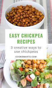 3 Ways To Use Chickpeas Cook Smarts In 2020 Vegetarian Recipes Easy Easy Healthy Recipes Curry Recipes Easy