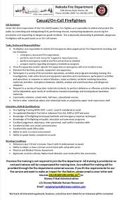 I know that there is no place for egos or selfishness in a fire station and i am proud to say that i always . Stoney Nation Job Resource Center New Employment Opportunity Casual On Call Firefighter To Apply Email Employment Stoney Nation Com Cover Letter And Resume On Or Before April 16th Facebook